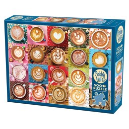 Puzzle 500 el. Lubię cię, latte Cobble Hill