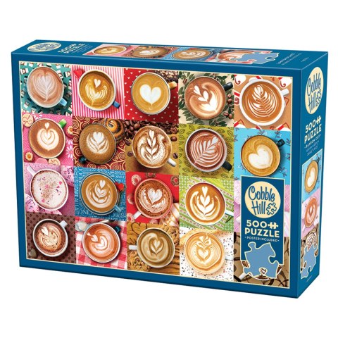 Puzzle 500 el. Lubię cię, latte Cobble Hill