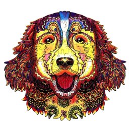 Puzzle drewniane / kolorowe - Berneński pies pasterski Eureka 3D