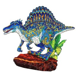 Puzzle drewniane / kolorowe - Spinozaur Eureka 3D