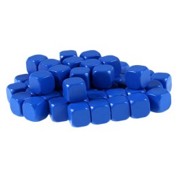 Kostka do gry ekstra GŁADKA - niebieska - 10 szt. Akcesoria