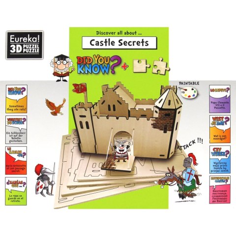 Łamigłówka drewniana Gepetto (Did You Know?) - Tajemnice zamku (Castle Secrets) Eureka 3D