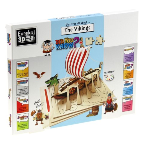 Łamigłówka drewniana Gepetto (Did You Know?) - Wikingowie (The Vikings) Eureka 3D