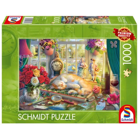 PQ Puzzle 1000 el. Kocia drzemka Schmidt - puzzle