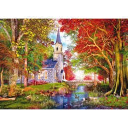 PQ Puzzle 1000 el. Kościółek w lesie Schmidt - puzzle