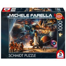 PQ Puzzle 1000 el. MICHELE FARELLA Podróż do odległych galaktyk Schmidt - puzzle