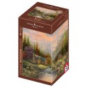 PQ Puzzle 1000 el. THOMAS KINKADE Górski krajobraz (drewniane) Schmidt - puzzle