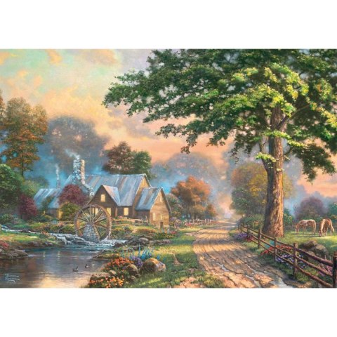 PQ Puzzle 1000 el. THOMAS KINKADE W starym młynie (drewniane) Schmidt - puzzle