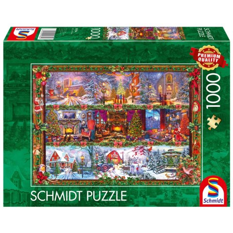 PQ Puzzle 1000 el. Wesołych Świąt Schmidt - puzzle