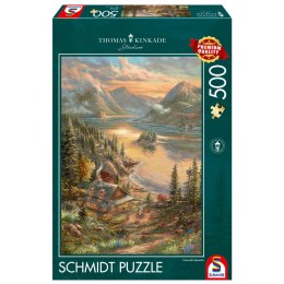 PQ Puzzle 500 el. THOMAS KINKADE Nad jeziorem Schmidt - puzzle