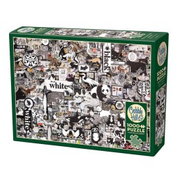 Puzzle 1000 el. Czarno-białe zwierzęta Cobble Hill