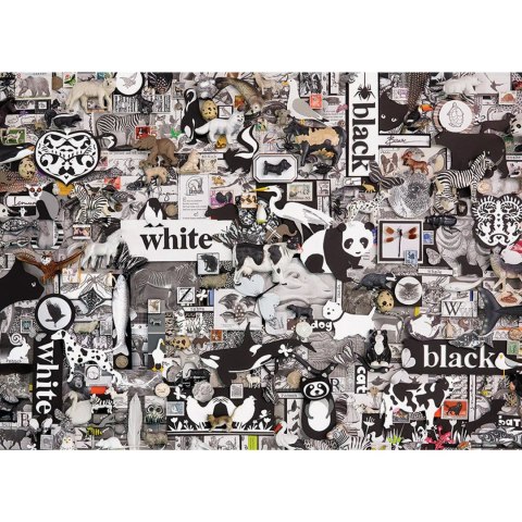 Puzzle 1000 el. Czarno-białe zwierzęta Cobble Hill