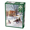 Puzzle 1000 el. Czas na hokej Cobble Hill
