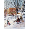 Puzzle 1000 el. Czas na hokej Cobble Hill