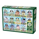 Puzzle 1000 el. Domki nad morzem Cobble Hill