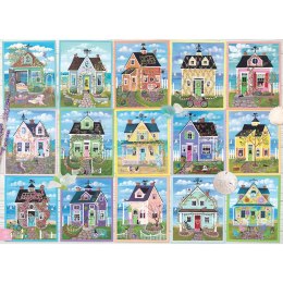 Puzzle 1000 el. Domki nad morzem Cobble Hill