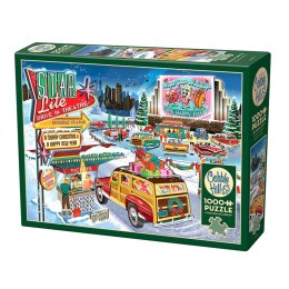 Puzzle 1000 el. Kino samochodowe Cobble Hill