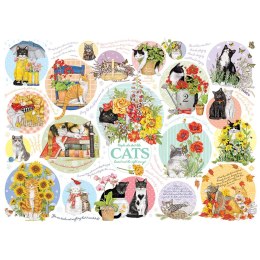 Puzzle 1000 el. Kocie myśli Cobble Hill
