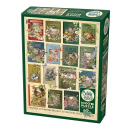 Puzzle 1000 el. Książki przyrodnicze Cobble Hill