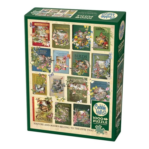 Puzzle 1000 el. Książki przyrodnicze Cobble Hill