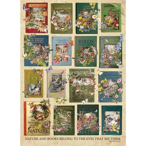 Puzzle 1000 el. Książki przyrodnicze Cobble Hill