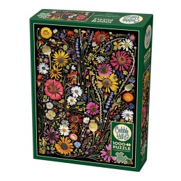 Puzzle 1000 el. Prasowane kwiaty: Szczęście Cobble Hill