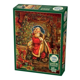 Puzzle 1000 el. Święty Mikołaj tu był Cobble Hill