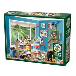 Puzzle 1000 el. Szczekający asystenci Cobble Hill