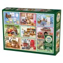 Puzzle 1000 el. Wiewiórki domowe Cobble Hill