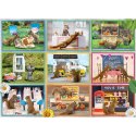 Puzzle 1000 el. Wiewiórki w wielkim mieście Cobble Hill