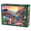 Puzzle 1000 el. Zachód słońca w nadmorskim miasteczku Cobble Hill