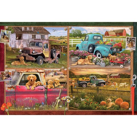 Puzzle 2000 el. Pieskie życie Cobble Hill