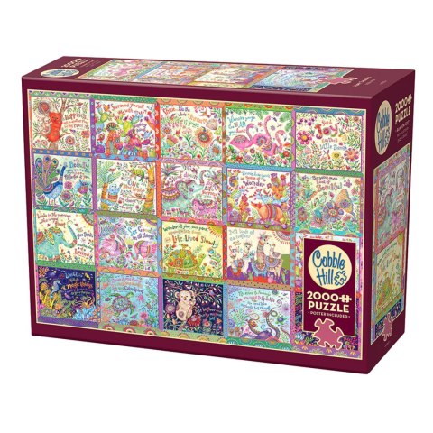 Puzzle 2000 el. Pozytywne myśli Cobble Hill