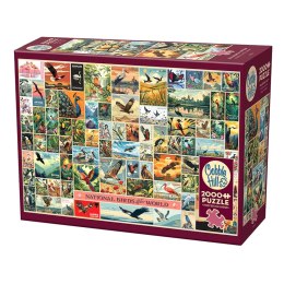 Puzzle 2000 el. Ptaki jako symbole państw Cobble Hill