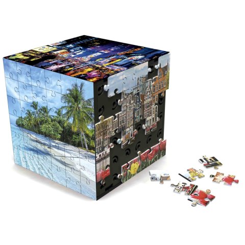 Puzzle 3D - Podróże 6 x 36 el. Educa