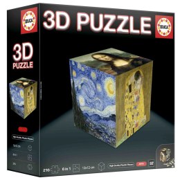 Puzzle 3D - Sztuka 6 x 36 el. Educa