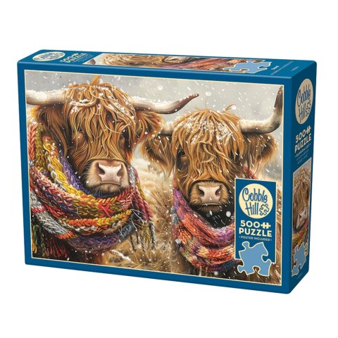 Puzzle 500 el. Brrr, jak zimno! Cobble Hill