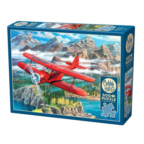 Puzzle 500 el. Dwupłatowiec Cobble Hill