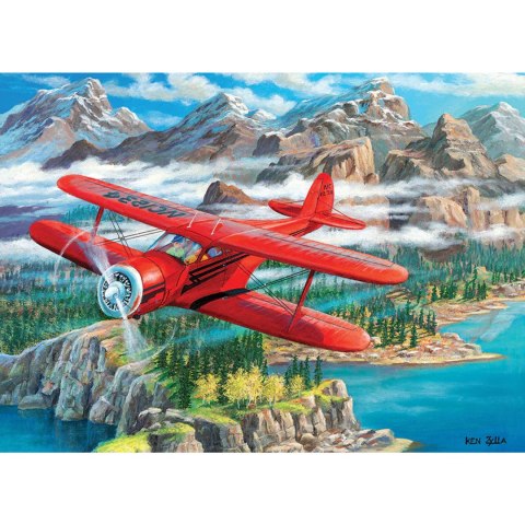 Puzzle 500 el. Dwupłatowiec Cobble Hill