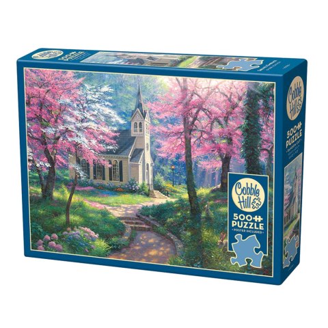 Puzzle 500 el. Kościółek w lesie Cobble Hill