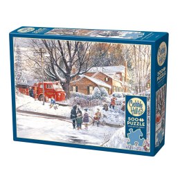 Puzzle 500 el. Przygotowania do meczu Cobble Hill