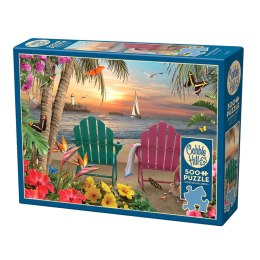 Puzzle 500 el. Rajska wyspa Cobble Hill