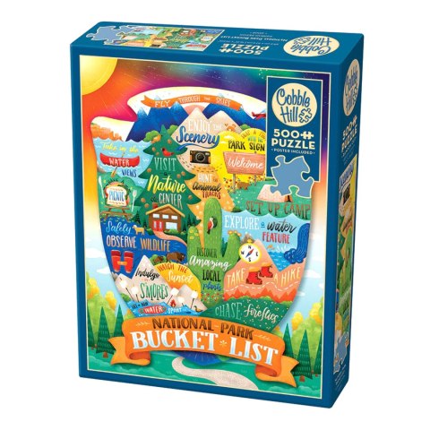 Puzzle 500 el. Rzeczy do zrobienia na świeżym powietrzu Cobble Hill