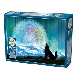 Puzzle 500 el. Samotny wilk Cobble Hill