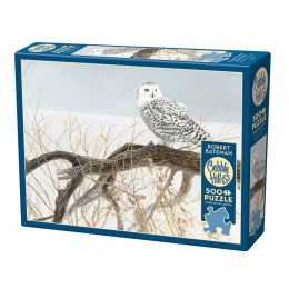 Puzzle 500 el. Sowa śnieżna Cobble Hill