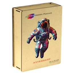 Puzzle drewniane / kolorowe - Astronauta Eureka 3D
