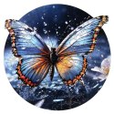 Puzzle drewniane / kolorowe - Motyl Eureka 3D