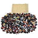 Puzzle drewniane / kolorowe - Ptak Eureka 3D