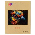 Puzzle drewniane / kolorowe - Ptak Eureka 3D