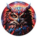 Puzzle drewniane / kolorowe - Sowa 2 Eureka 3D